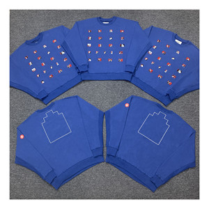 cavempt 日系潮牌 ce 弹幕 刺绣图案 袖标 男女长袖圆领卫衣 外套