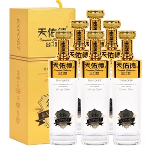 天佑德青稞酒出口型三代金标45度750ml清香型白酒 青海互助产地发