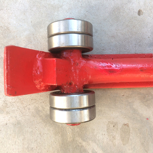 撬棍撬棒重型带轮轴承滑轮3吨5吨z撬棒起重省力搬运工具撬杠棍包