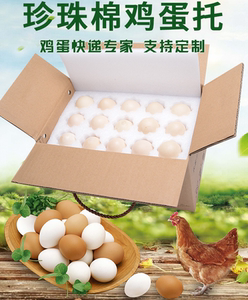 装鸡蛋的盒子防摔邮寄包装盒防震快递专用运输打包盒蛋托泡沫纸箱