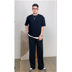 微胖穿搭网红男男士