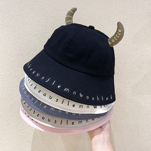 牛角帽子女夏季