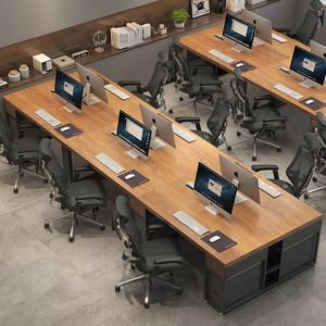 办公桌椅组合多人