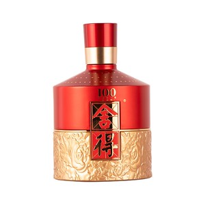 四川沱牌舍得 中国红100纪念酒 52度浓香型酒500ml单瓶礼盒装