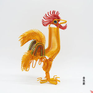 原创自制自制纯手工公鸡动物模型玩具生肖鸡摆放装饰品摆件桌面