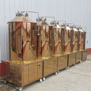 大型精酿啤酒设备自酿鲜啤商用扎啤机商用啤酒酿造机器不锈钢304