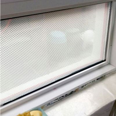 醋丁点定制单透i广告贴玻璃贴纸单向透视半透明膜单面透光单孔透