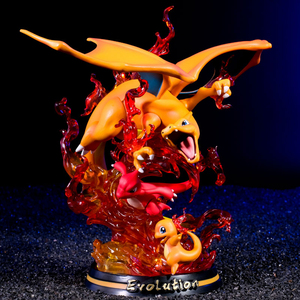 宠物小精灵mfc进化组第三弹小火龙喷火龙手办gk雕像模型摆件礼物