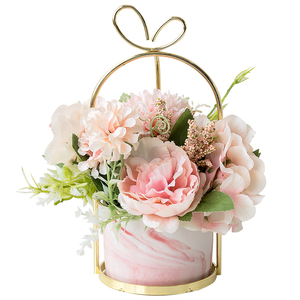 仿真花摆件创意卧室装饰物小物件客厅书房茶几小盆栽房间布置摆设