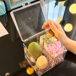 美妆蛋架托 葫芦海绵气垫化妆蛋收纳盒多层彩妆粉扑置物晾晒支架92人