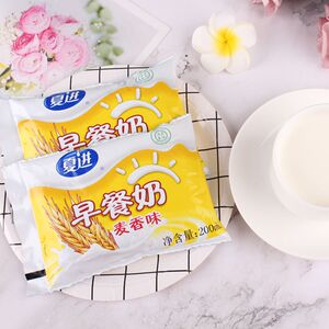 夏进麦香早餐奶18袋装吴忠牛奶早餐含乳饮品夏进酸奶纯奶