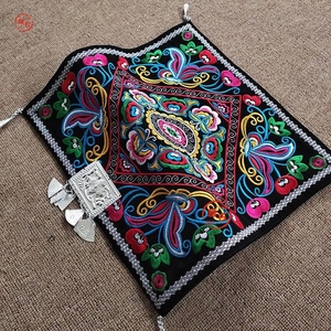 贵州少数民族风布衣苗族壮族头帕子布依族头饰女原创设计刺绣头巾