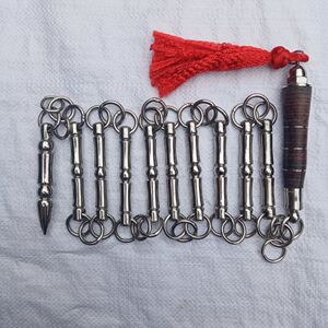 包邮不锈钢九节鞭白钢武术表演实战练习成人儿童初学者麒麟鞭甩鞭