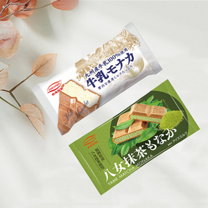 日本原装进口丸永摩纳卡九州牛乳威化八女抹茶魔力格冰淇淋冰激凌