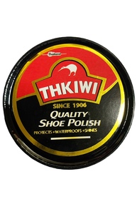 正品进口KIWI奇伟大盒100ml鞋油高级鞋蜡光面皮鞋黑色棕色鞋油