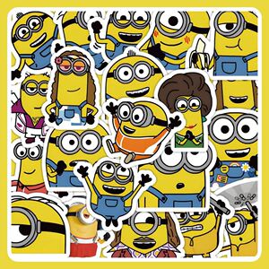 【神偷奶爸贴纸】120张卡通可爱小黄人贴纸防水自粘手账防水贴画