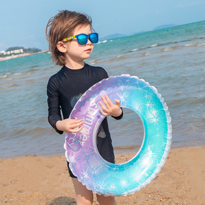 儿童游泳圈男童女童腋下救生圈幼儿小孩把手趴圈小童宝宝泳圈