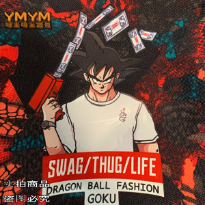 七龙珠联名supreme书包悟空superme潮牌男女情侣背包龟仙人双肩包