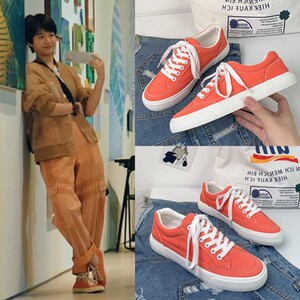 二十不惑罗艳李庚希同款鞋子学生运动帆布鞋夏百搭女休闲板鞋外穿