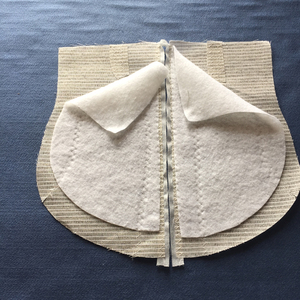 衬布 胸衬 黑炭衬垫片 西装大衣胸垫 礼服diy服装辅料