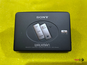 sony/索尼wm-ex642磁带单放机 随身听黑色 裸机