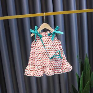 zara童装女童夏装吊带夏季连衣裙女宝宝1公主裙2婴儿二岁衣服裙子