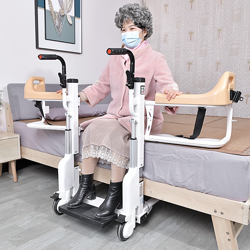 高档新型失能老人电动升降移位机吊兜轮椅瘫痪护理神器老年移位器