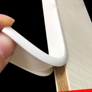 家具包边条软塑胶封边条免漆板生态板u型4卡条扣条18内宽20收口条