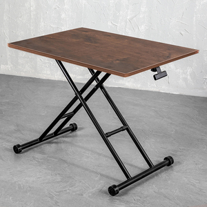 简易家用可折叠饭桌卧室书桌简约写字桌出租房日式升降茶几小桌子