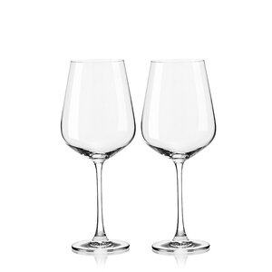 mksa米卡莎水晶玻璃葡萄酒杯2支红酒杯水晶杯进口意大利对杯精致