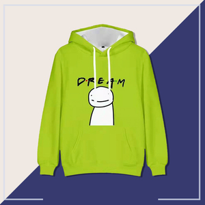 dream同款衣服我的世界大神周边潮流印花卫衣春秋季成人童装外套