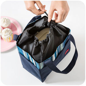 33beibeii红淘宝装饭盒的兜子手拎带饭外带饭盒包便携布袋轻便铝箔