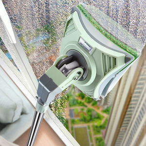 擦玻璃神器家用双层高楼伸缩杆双面搽高层窗户刮水器清洗清洁工具