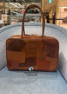 日本代购 miumiu 缪缪 24年早春新款 复古 拼皮 公