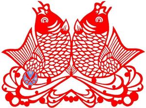 鲤鱼跳龙门窗花