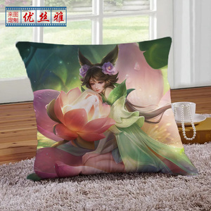 王者荣耀抱枕大乔毛绒公仔嫦娥个性枕头定做创意礼物美女玩偶貂蝉