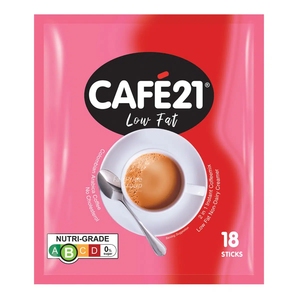 现货新加坡原装进口 Cafe212in1LowFat低脂咖啡2合1无糖 252g