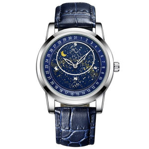 2022新款满天星银河手表男士全自动机械表旋转浩瀚星空时来运转抖