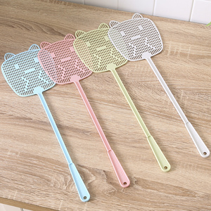 日本购彩色塑料苍蝇拍夏季日用品卡通苍蝇u拍厂家直销耐拍