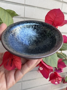 李振贵建盏星空官帽主人杯纯手工铁胎原矿釉茶具茶道油滴茶杯茶盏