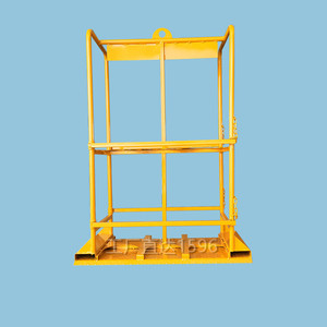 工地定型化固定气瓶式吊笼 氧气乙炔瓶吊笼 可吊可叉 气瓶托运笼