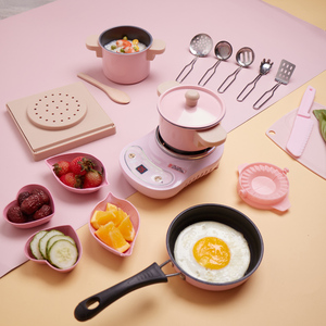 迷你小厨房真煮全套儿童做饭女孩玩具食玩可吃真实版网红厨具套装