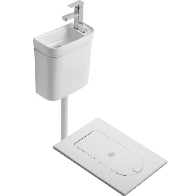 厕所冲水马桶脚踩配件冲水阀角阀零件式n蹲便器脚踏开关蹲坑0人付款