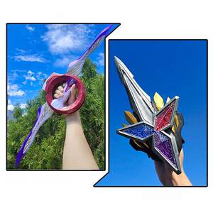 特利迦奥特曼变身器玩具武器圆环之臂永恒闪耀利刃光剑超越之钥