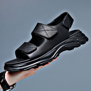 凉鞋男增高厚底