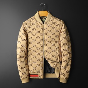 lv kingly男装冬季立领白鸭绒羽绒服男印花休闲保暖外套潮牌男士