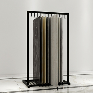 瓷砖大板展示架子落地式推拉架地板石材样品地砖陶瓷展架立式货架