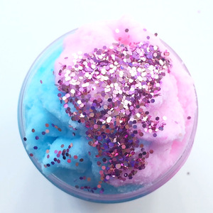 水果千丝泥 彩虹蚕丝史莱姆拉丝泥起泡胶越玩越蓬松彩泥黏土直销