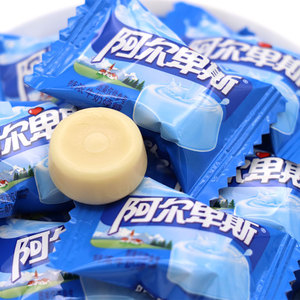 阿尔卑斯特浓牛奶味硬糖500g1斤约130颗散称喜糖接待休闲零食糖果