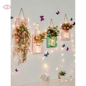 墙花挂装饰 仿真服装店布景创意背景墙ins客厅 卧室屋内墙面悬挂